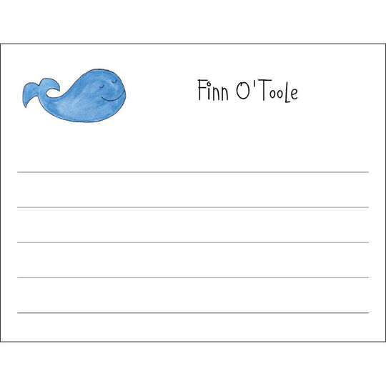 Whale of A Time Flat Note Cards